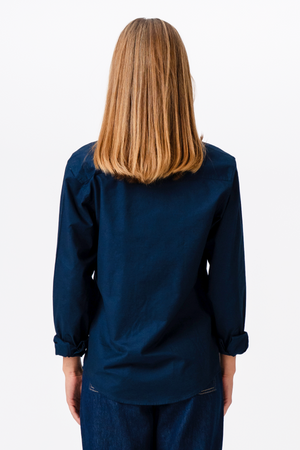Πουκάμισο Boyfriend Oxford - Navy