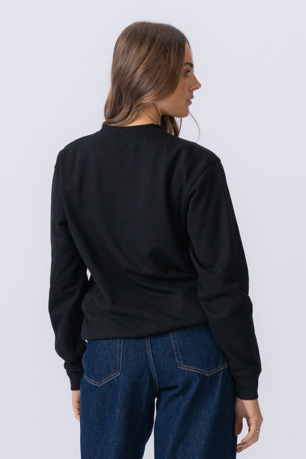 Basic Crewneck - Black (Γυναίκες)