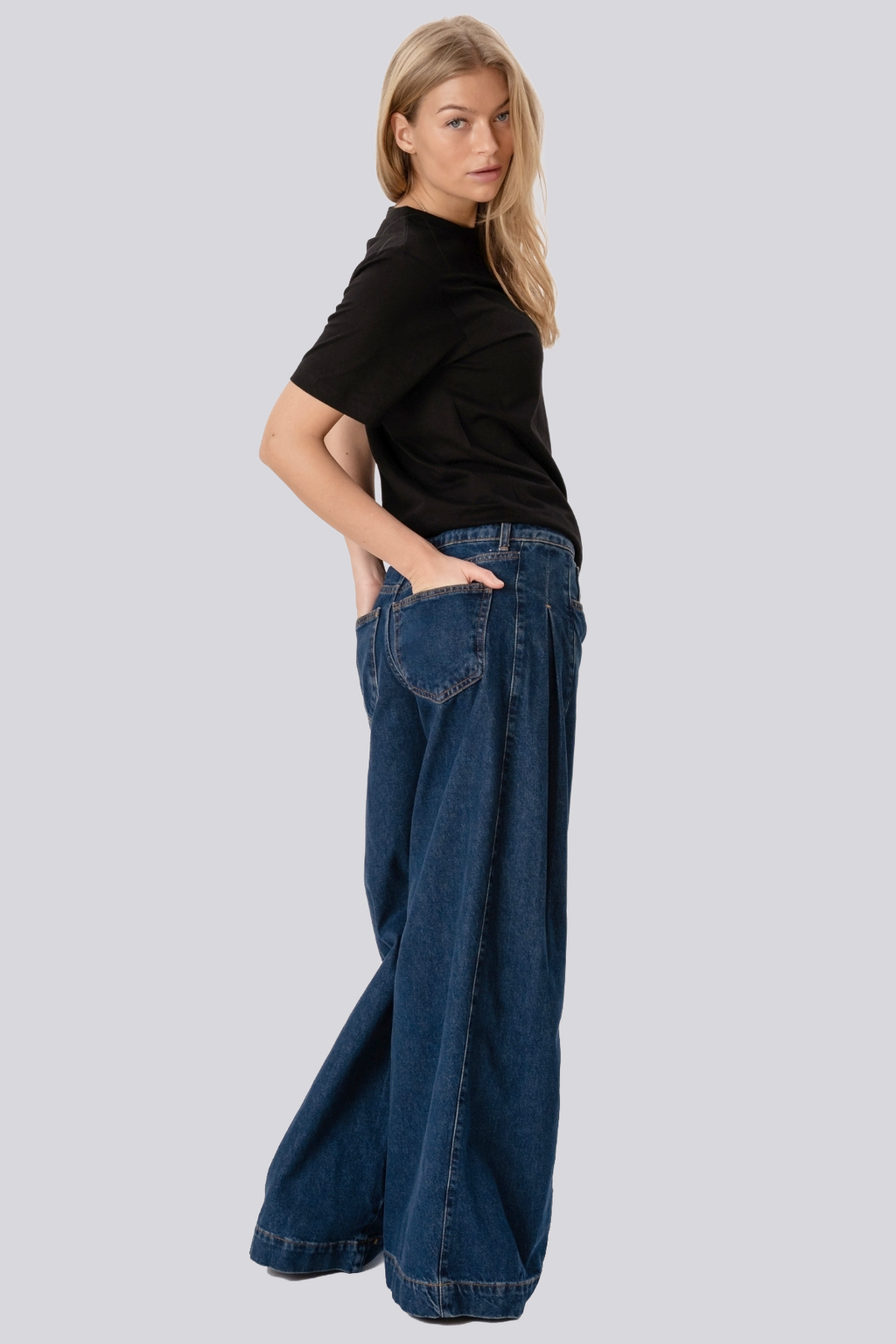 Jeans Estella - Σκούρο Μπλε