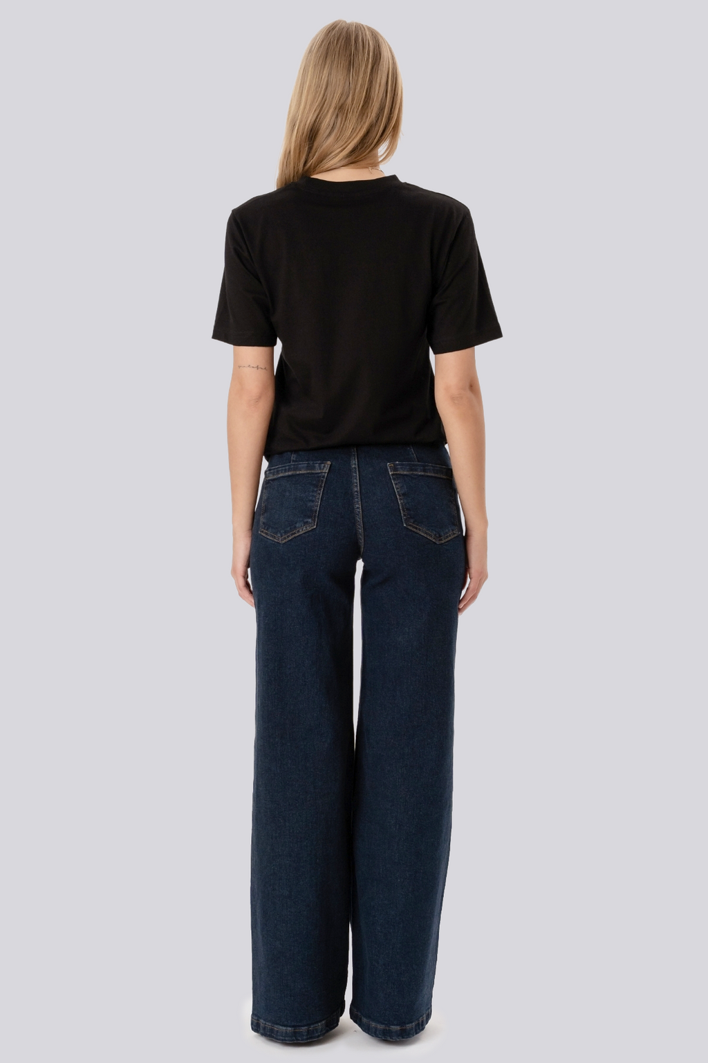Miley Wide Jeans - Σκούρο Μπλε