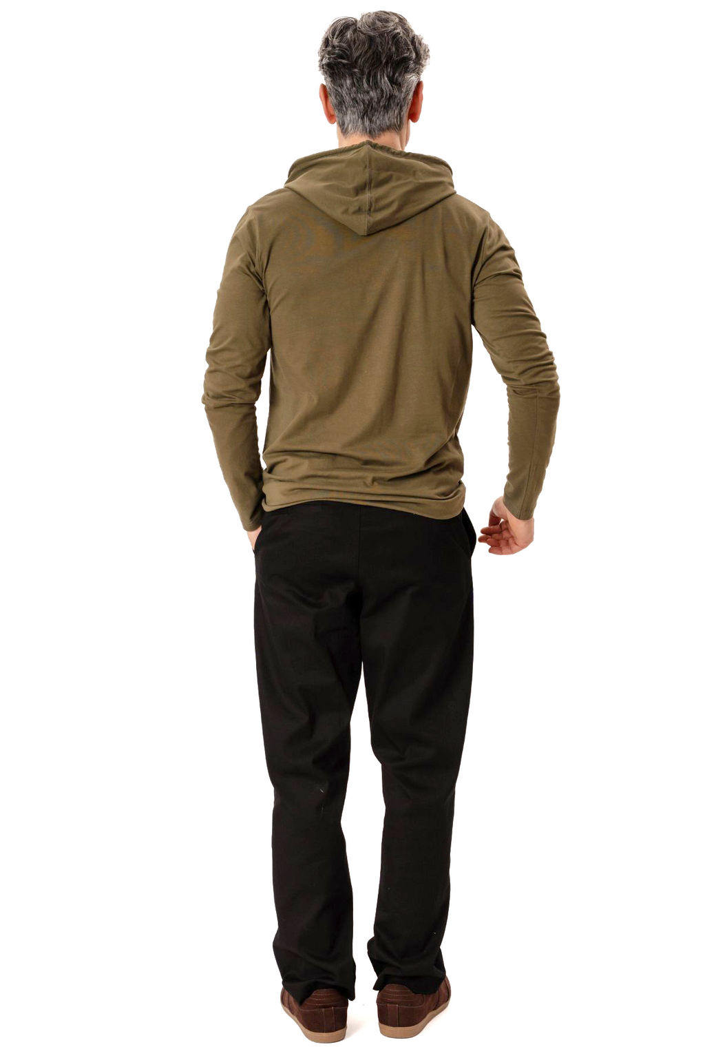 Ελαφρύ hoodie - ελιά