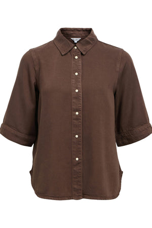 Κορνίζα Denim Top - Seal Brown