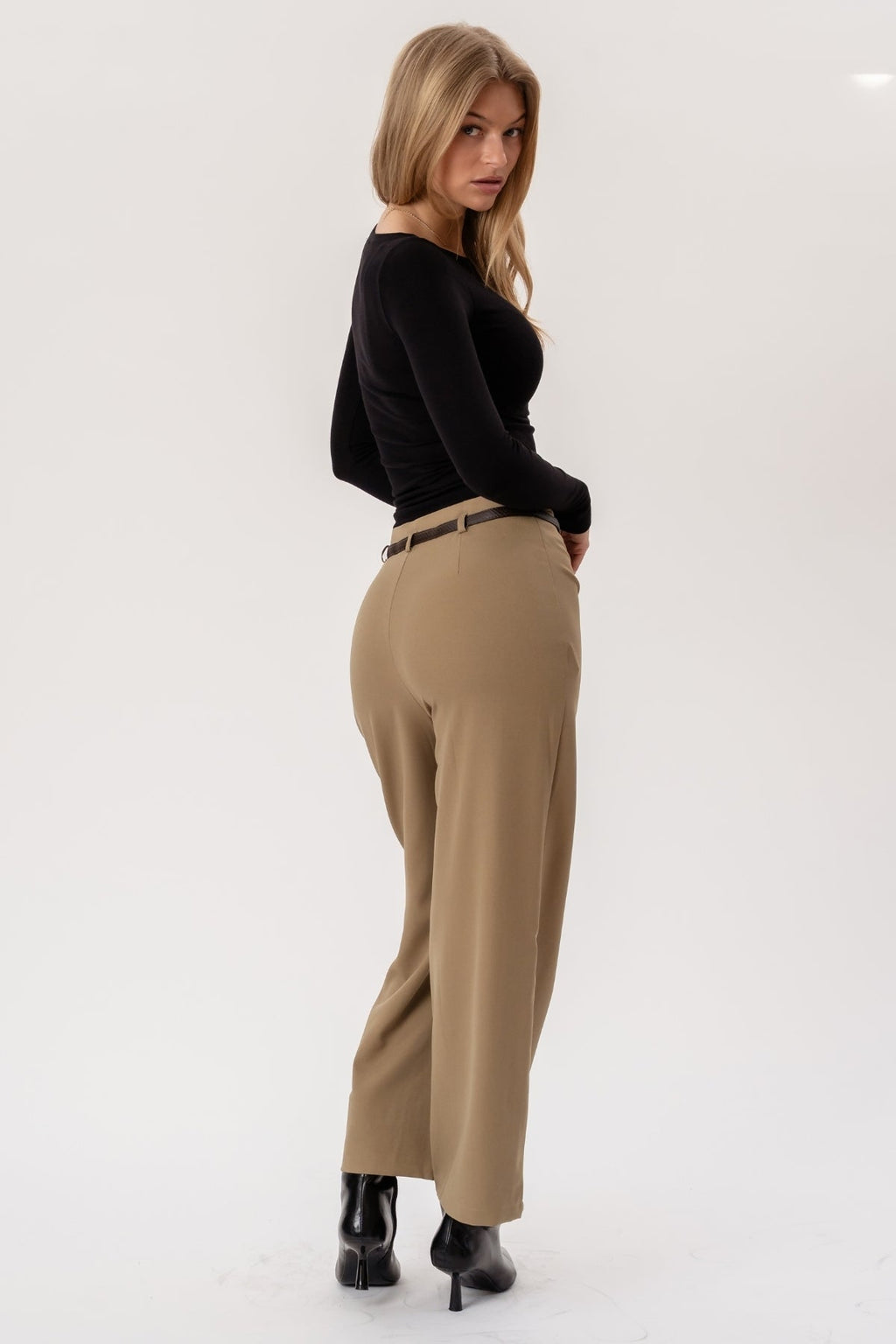 Isabel Loose Pants - Χακί