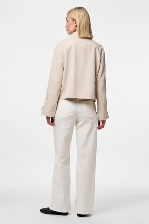 Scarlett Short Trenchcoat - Ασημένιο γκρι