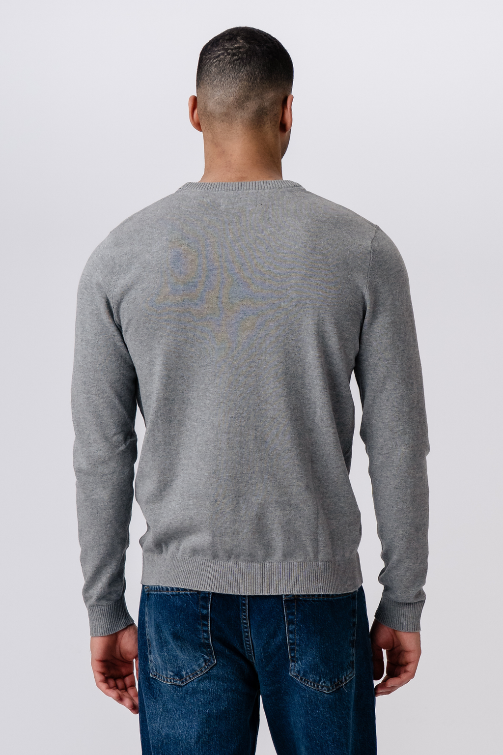 Pullover Roundneck - Gray Melange