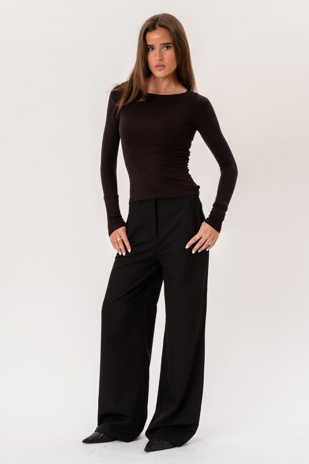Rosalie Wide Pants - Black