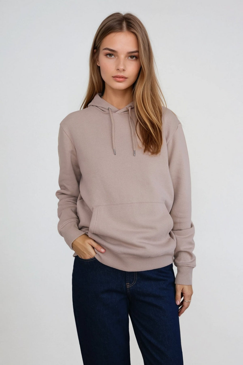 Sweatshirt Hoodie - Άμμος