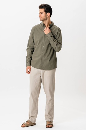 Linen Shirt - Army