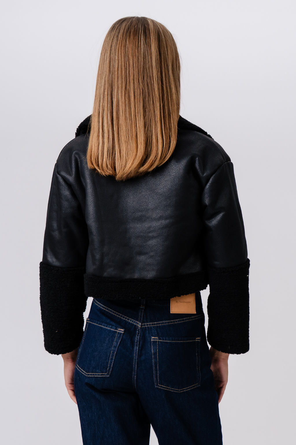 Daisy Shearling Jacket - Μαύρο/Μαύρο