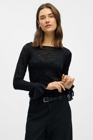 Ines Sli Top - Black