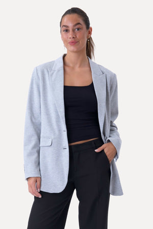 Classic fit Blazer - Ανοιχτό Γκρι