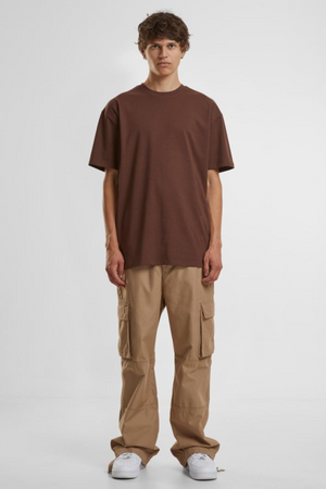 Heavy Oversized T-shirt - Chocolate Brown