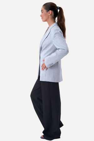 Classic fit Blazer - Ανοιχτό Γκρι
