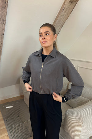 Kylie Short Jacket - Γκρι