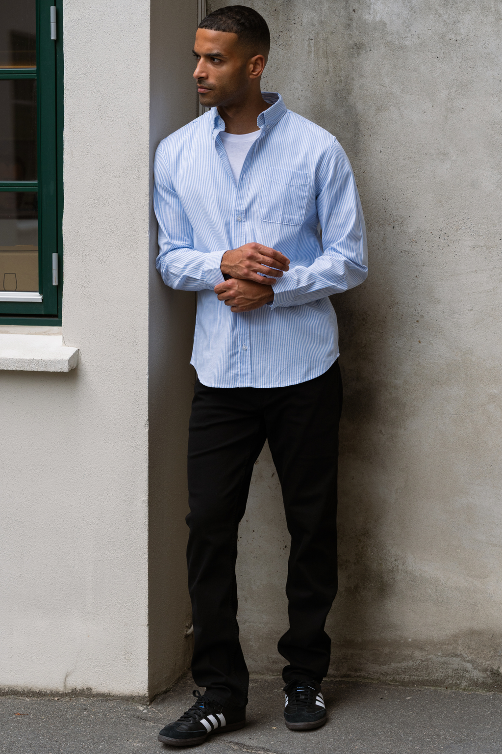 The Original Performance Oxford Shirt - Light Blue/White