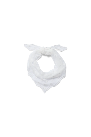 Φουλάρι Silja Lace Triangle - Λευκό