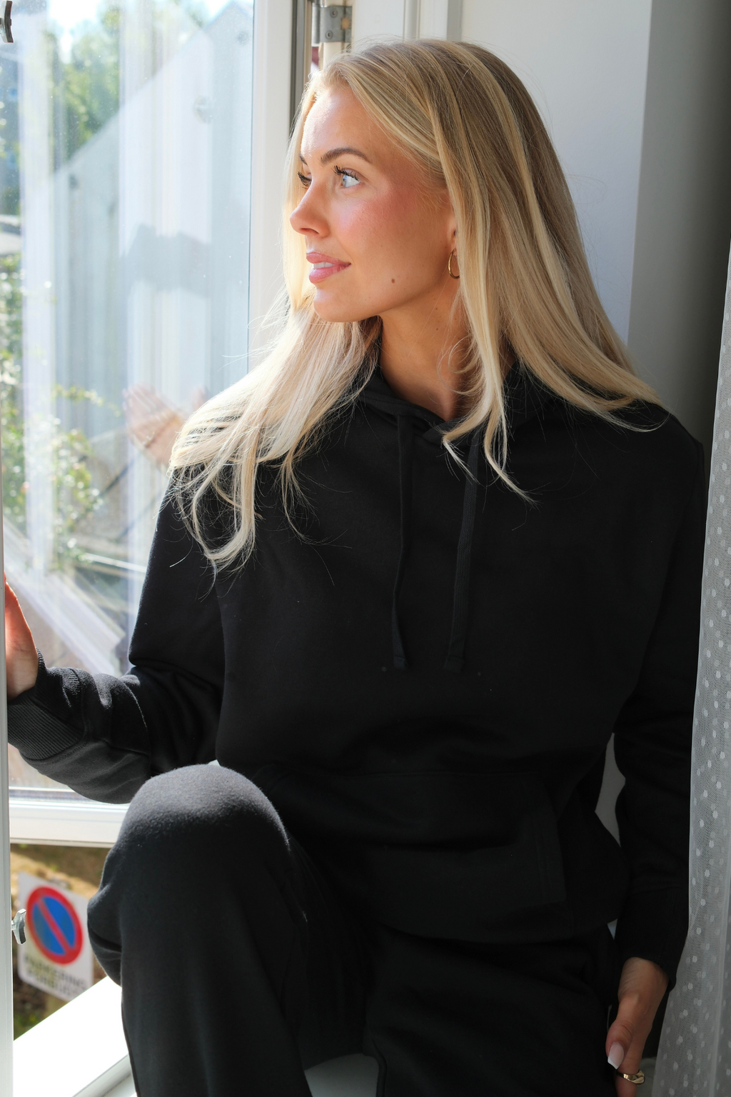 Essential Γυναικεία Φούτερ με Κουκούλα - Μαύρο