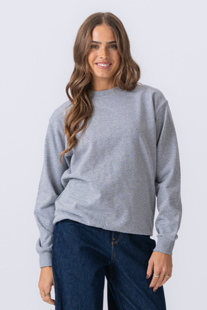 Basic Crewneck - Ash Grey (Γυναίκες)