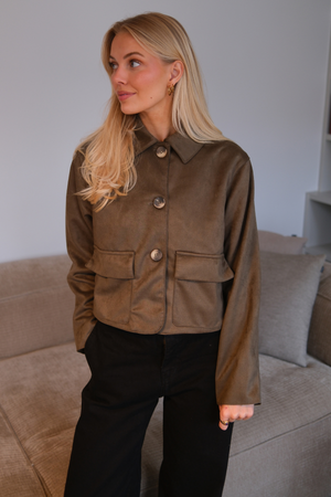 Nelly Short Jacket - Army