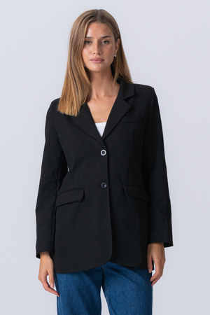 Claire Oversized Blazer - Black