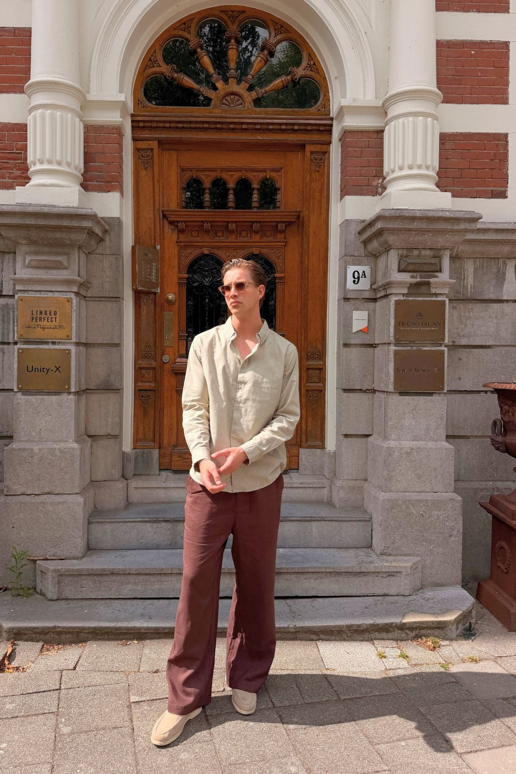 Linen Pants - Terracotta