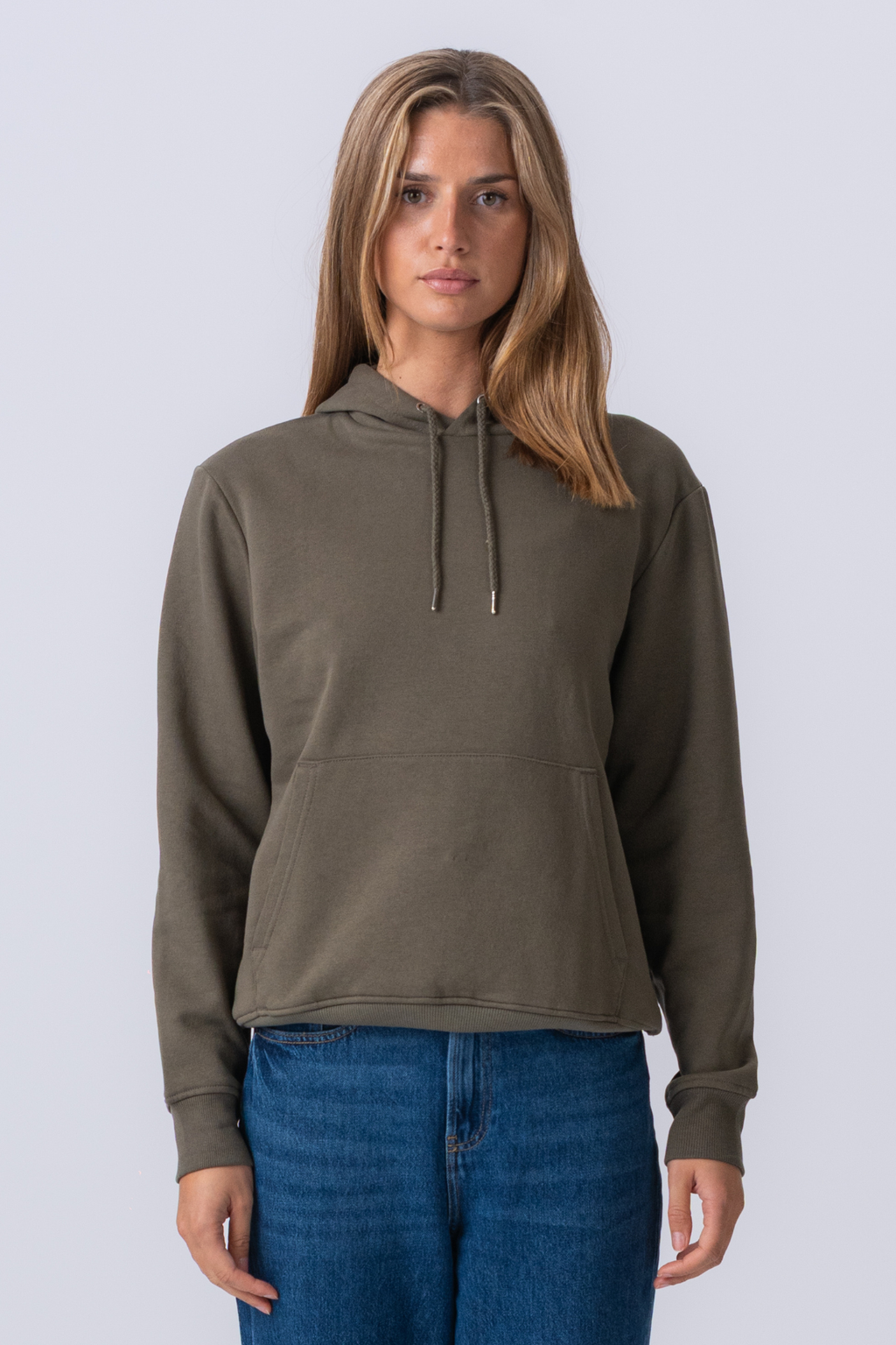 Sweatshirt Hoodie - Στρατός