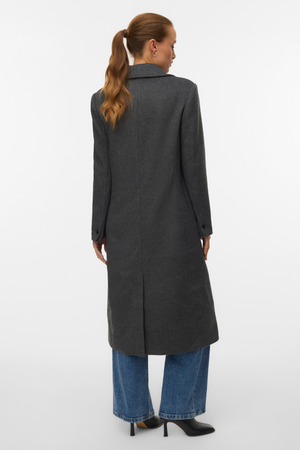 Garner Long Coat - Μεσαίο γκρι Melange
