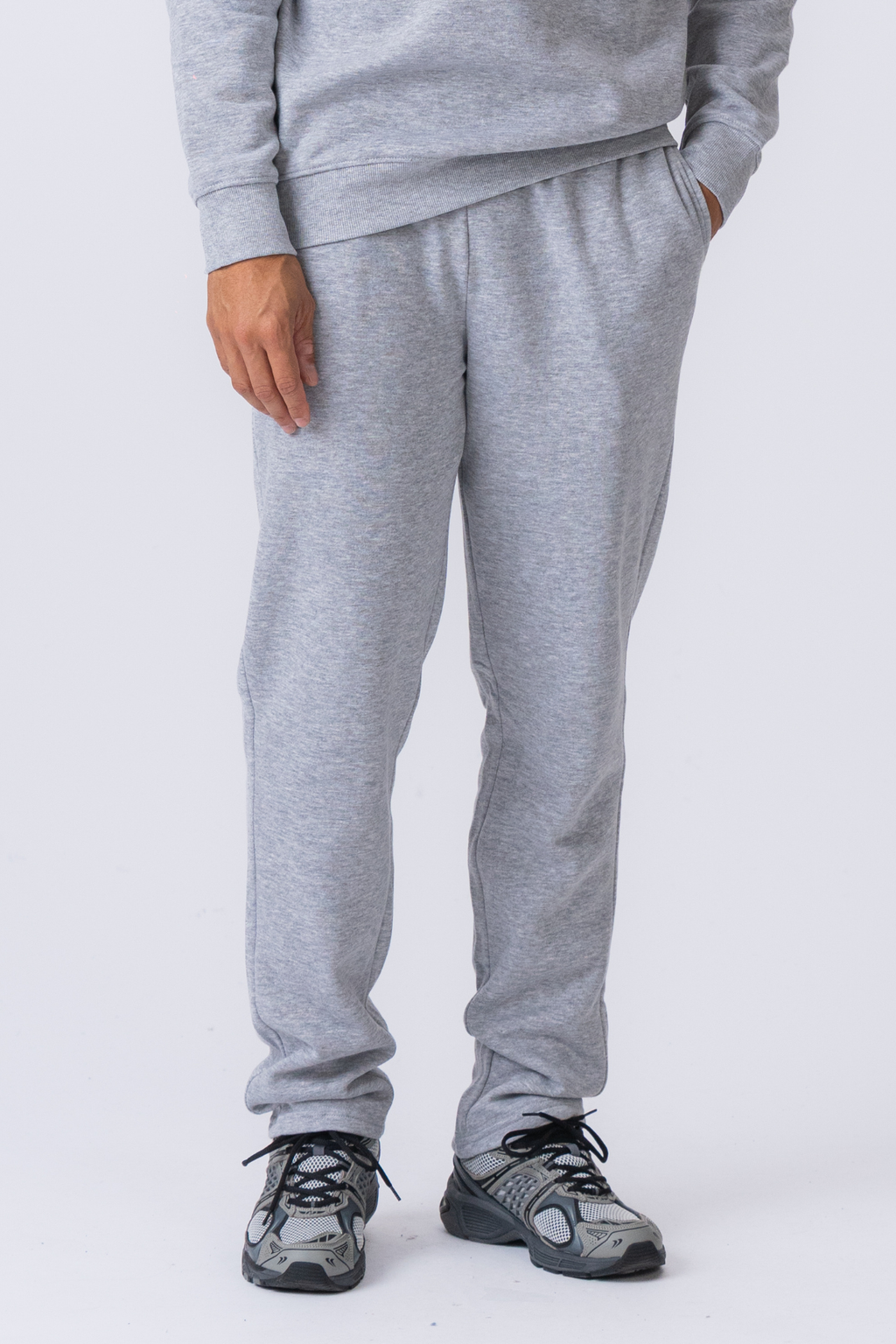 Essential Sweatpants - Grey Melange