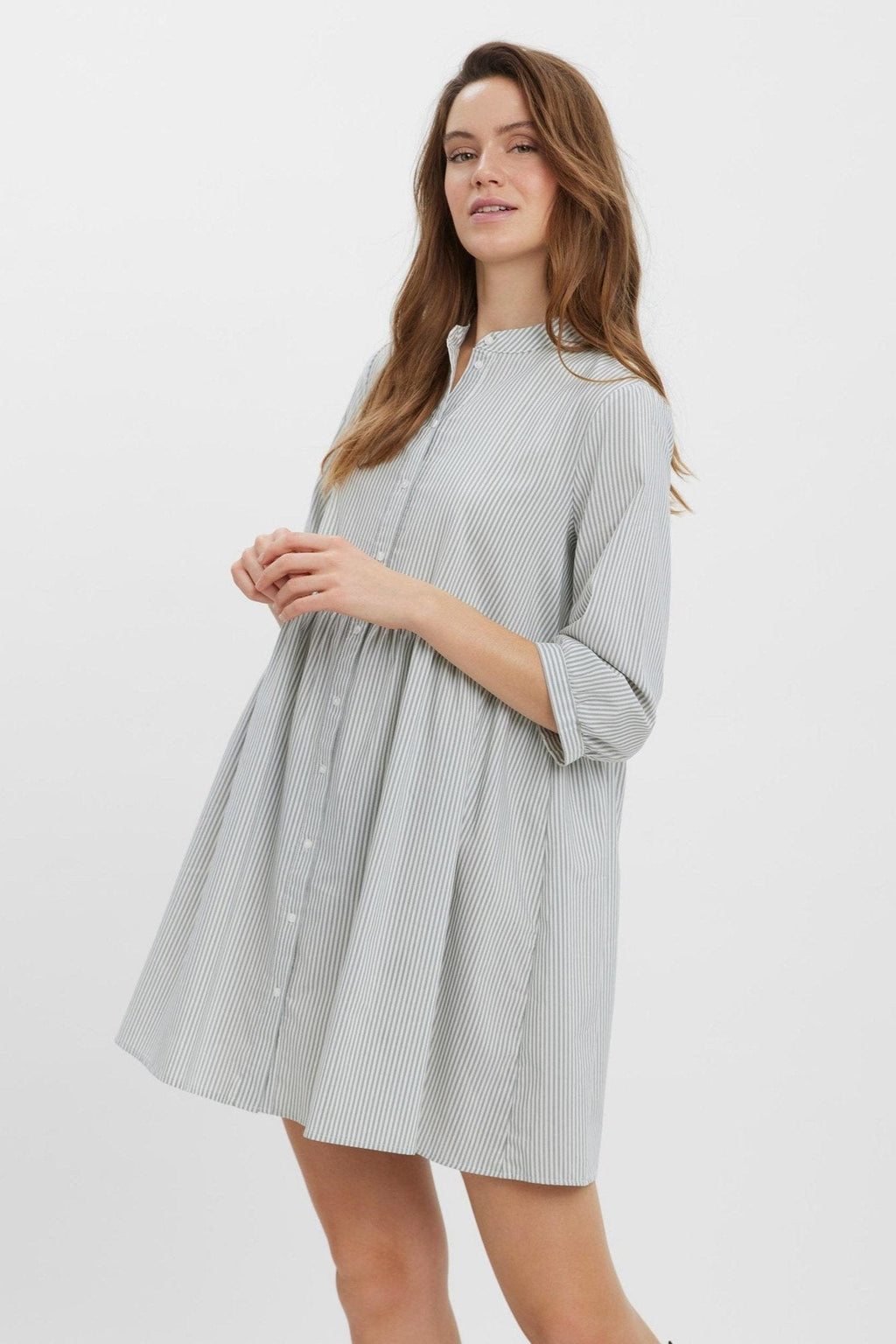 Sisi 3/4 Dress - Green