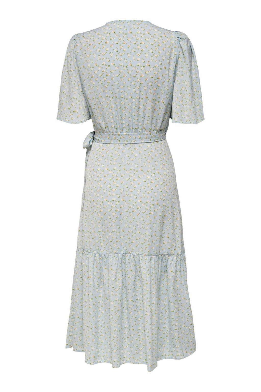 Dina 2/4 τυλιγμένο φόρεμα - μπλε