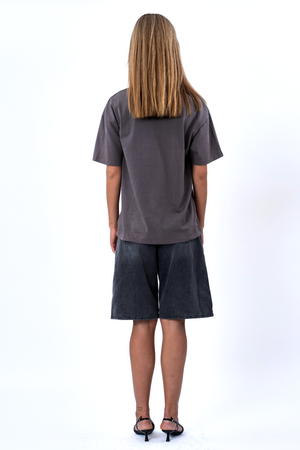 Heavy Boxfit Tee - Σκούρο Γκρι