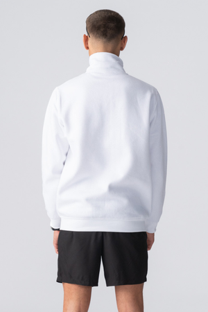 Ulan Sweat Zip Jacket - Λευκό