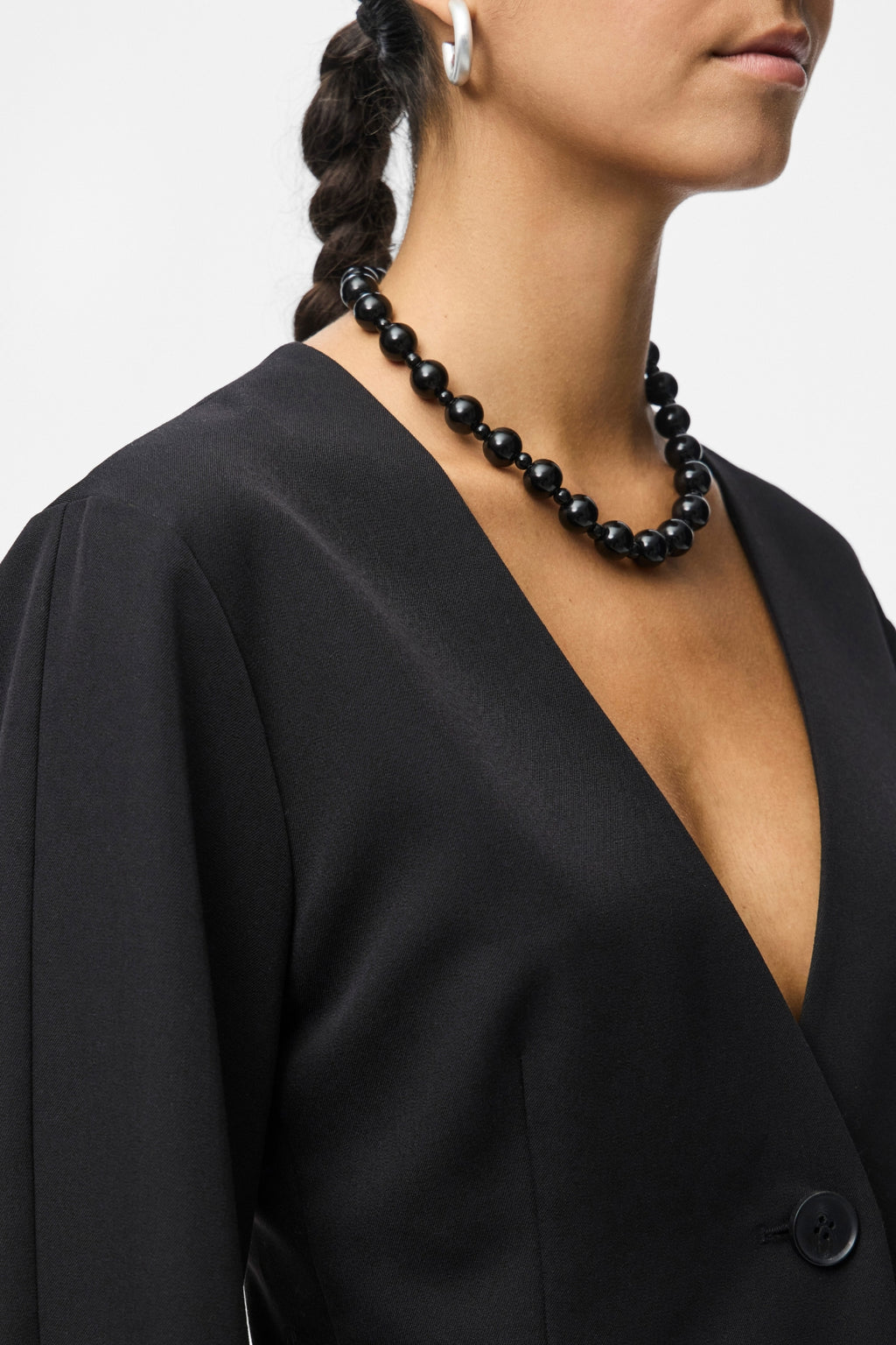 Kamil Fitted Blazer - Μαύρο