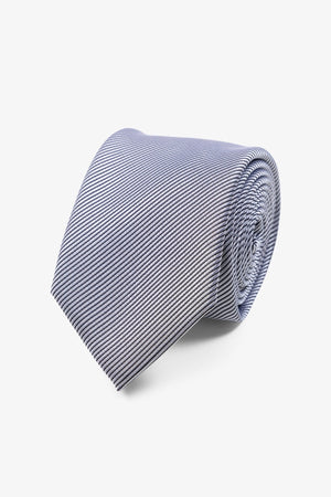 Tie - Black/White Striped