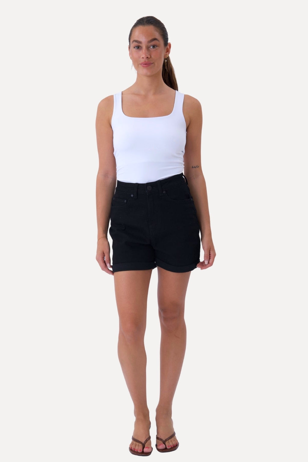 The Original Performance Denim Shorts - Black Denim
