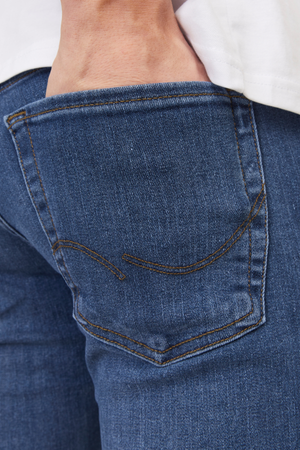 Glenn Stretch Jeans - Denim Blue (λεπτή εφαρμογή)