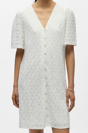 Φόρεμα Laila V-Neck - Cloud Dancer