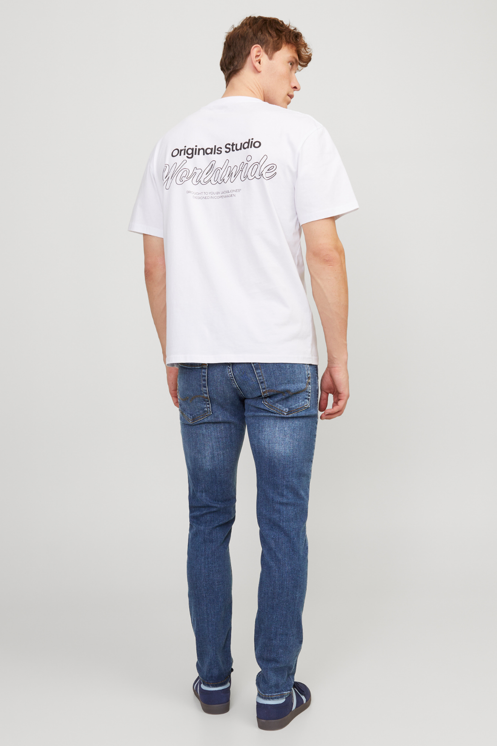 Glenn Stretch Jeans - Denim Blue (λεπτή εφαρμογή)