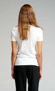 Fitted T-shirt - White