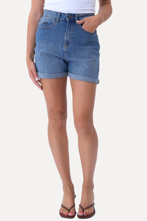 The Original Performance Denim Shorts - Medium Blue Denim (Woman)