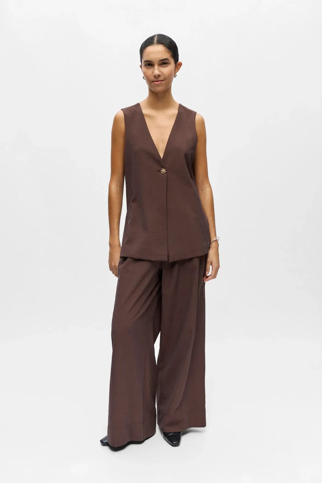 Γιλέκο Isla Yui - Seal Brown