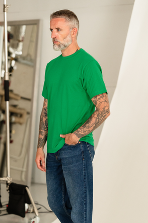 Υπερμεγέθη μπλουζάκι - πράσινο άνοιγμα