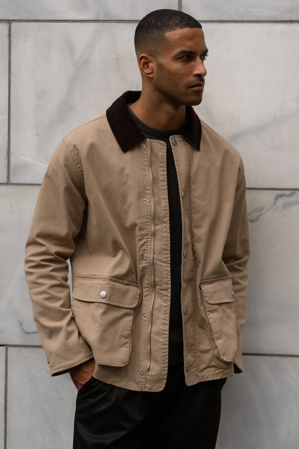 Jacket Twill - Dark Sand