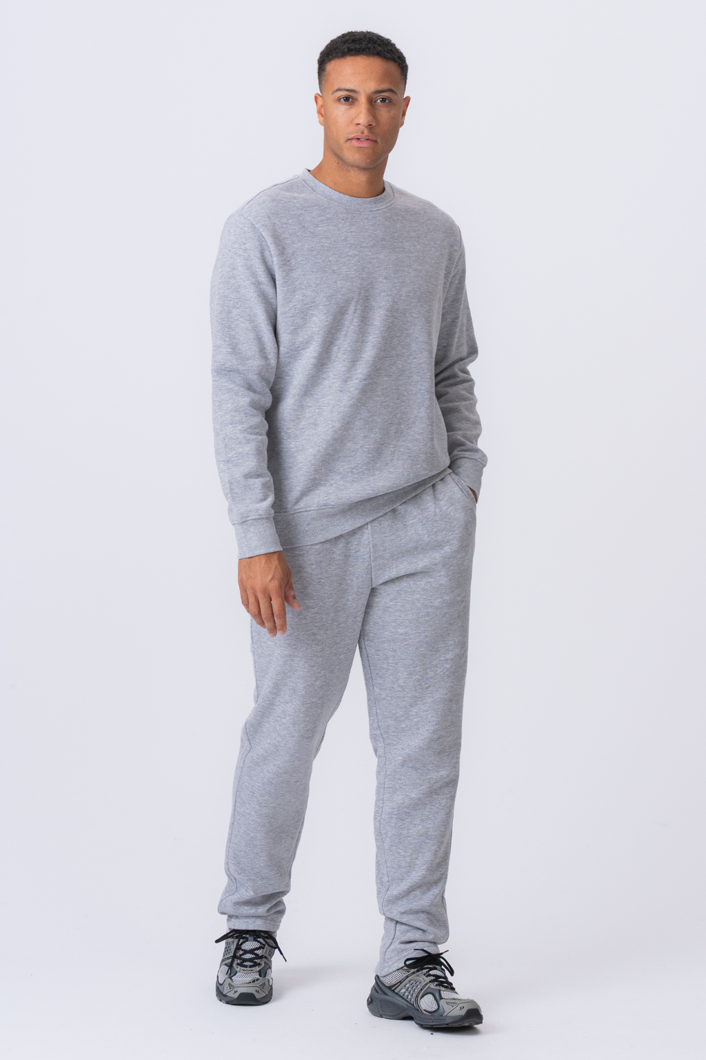 Essential Sweatpants - Grey Melange
