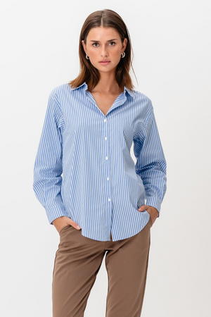 Tutta LO L/S Shirt - Cornflower Blue