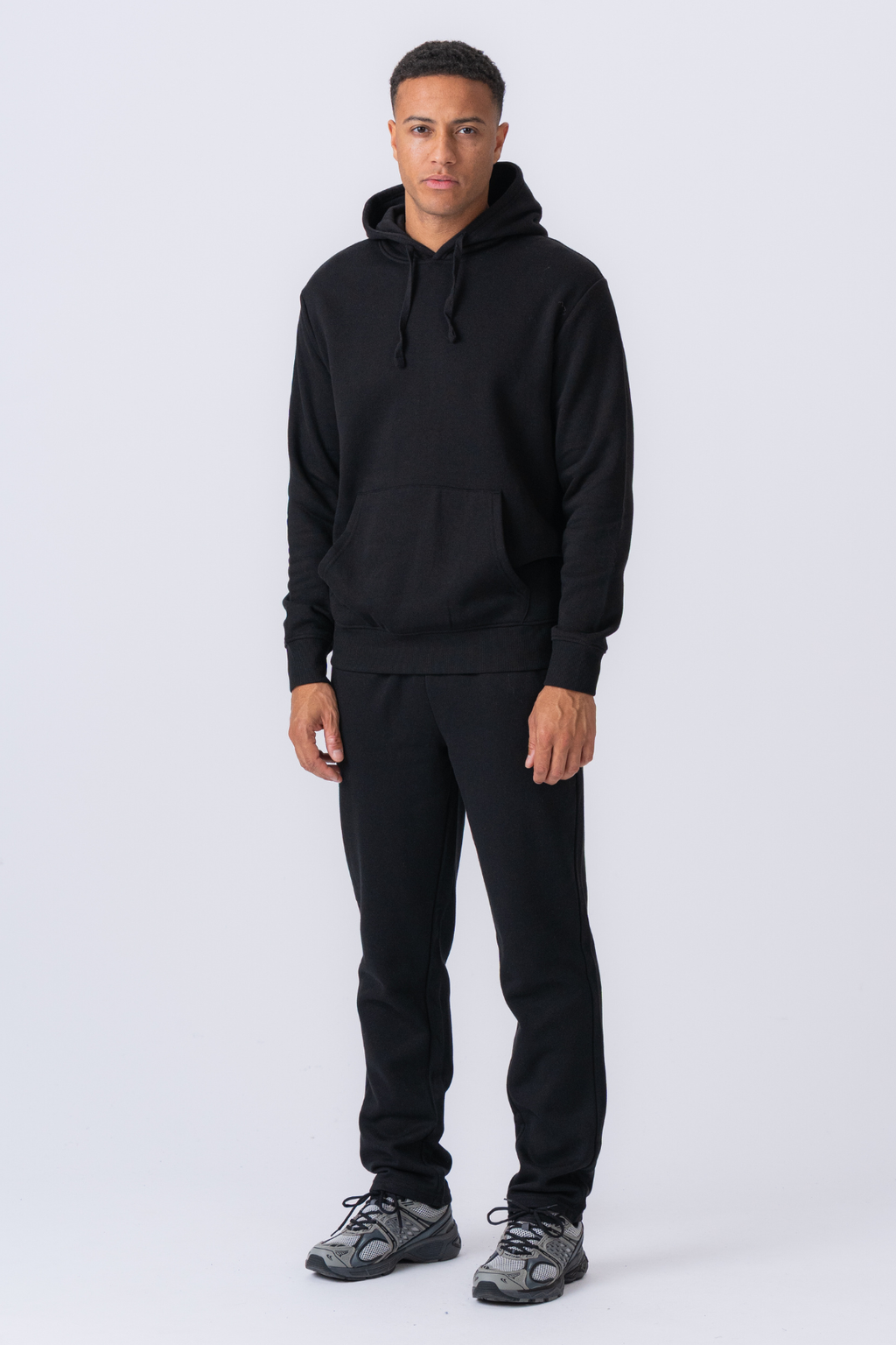 Essential Hooded Sweatset - Μαύρο