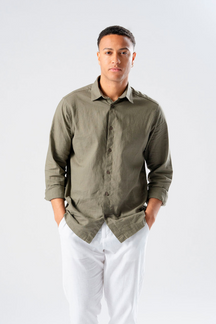 Linen Shirt - Army