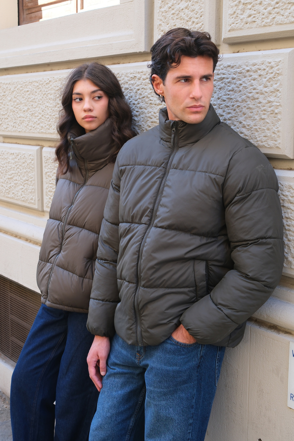 Puffer Jacket - Olive