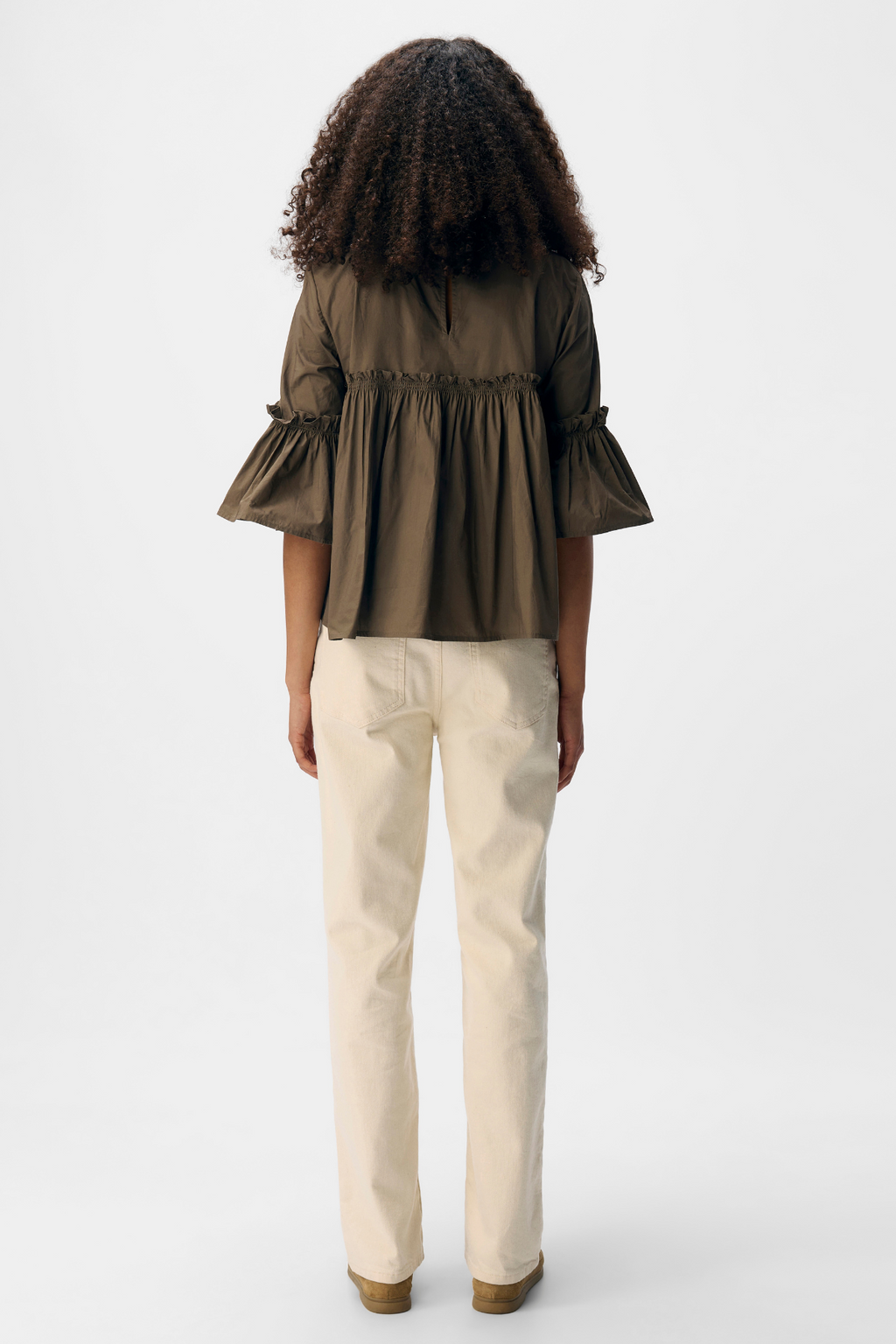 Hope Neck Top - Morel