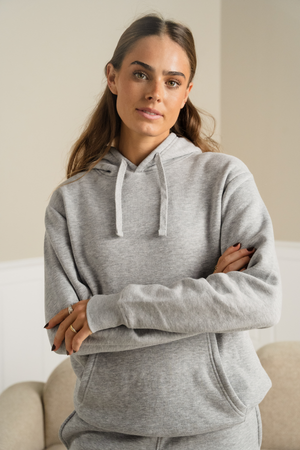 Essential Hoodie - Grey Melange